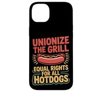 Labor Day Unionize The Grill Equal Rights For All Hotdogs Case for iPhone 14 Plus