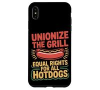 Labor Day Unionize The Grill Equal Rights For All Hotdogs Case for iPhone XS Max