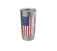 Labor Day USA Flag Labor Day Stainless Steel Insulated Tumbler