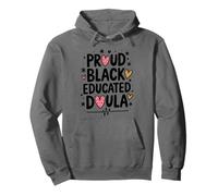 Labor Midwifery Proud Black Educated Doula, Birth Midwife Pullover Hoodie