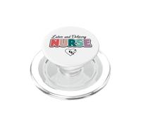 Labor OB Nurse Healthcare Worker Maternity Neonatal Care PopSockets PopGrip for MagSafe