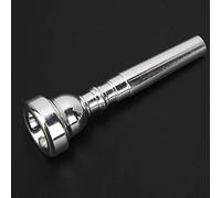 Labor-Saving 7C Trumpet Mouthpiece, Suitable for High Quasi Sound and C Trumpet, Glossy Airflow From the Trumpet Mouthpiece (Silver)