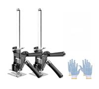 Labor Saving Arm Tool 2 Pack Hand Lifting Tool Jack 15inch Multi-Function Height Adjustment Lifting Device Arm Jack Drywall Lifter Plasterboard Lifter Door Lifter Load-Bearing 260kg with 2 gloves