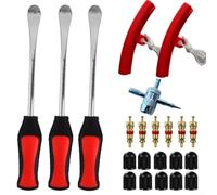 Labor Saving Motorcycle Tire Tool Set with Chrome Plated Finish for Rust Resistance