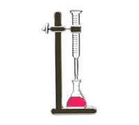 Labor Titration Chemical Science Lapel Pin Badge for Clothing Decoration