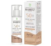 Laboratoires de Biarritz Alga Maris High Protectin Tinted Sunscreen Face SPF50 Organic 50ml - Beige