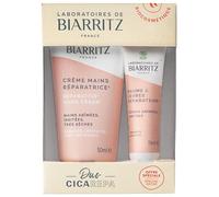 Laboratoires de Biarritz Organic Reparative Hand Cream 50ml + Organic Reparative Lip Balm 15ml