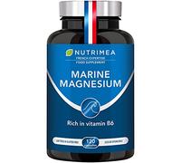 Laboratoires Nutrimea - Marine Magnesium Supplement with Vitamin B6 | 120 Vegan Capsules - One capsules Daily - Easy to swallow - GMO free - Lactose free - Gluten free