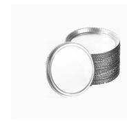 Laboratory Aluminum Foil Weighing Pan, Moisture Analyzer Disposable Sample Pan Diameter 50 Pieces/Box 90MM