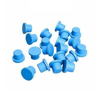 Laboratory Anaerobic Bottle Methanogenic Culture Hungate Test Tube Cap Hdspc Al Crmp Cap 20mm Butyl Rubber 100 PK(Butyl 100pcs)