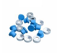 Laboratory Anaerobic Bottle Methanogenic Culture Hungate Test Tube Cap Hdspc Al Crmp Cap 20mm Butyl Rubber 100 PK(Cap w 100pcs)