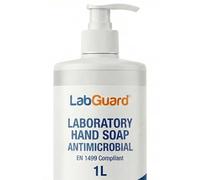 Laboratory Antimicrobial Hand Soap 1L Coconut Based EN 1499 | Lab Hand Soap for Frequent Use | Medical Grade Hand Wash for Healthcare Food Prep Pharmaceutical | pH Balanced Biodegradable