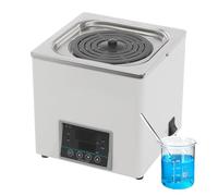 Laboratory Baths Water Baths, Digital Display Thermostatic Water Bath with Time & Temperature Adjustable, Dry Burn Protection, Electric Lab Heating Bath Devices for Experiment(1 hole)