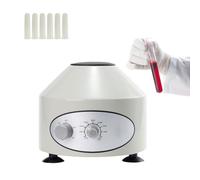 Laboratory Centrifuge, 60min Timer and 4000rpm Speed Control, Electric Lab Centrifuge with 15ml X 6 Cannula, Portable Medical Centrifuge Machine for Centrifugal Separation of Samples