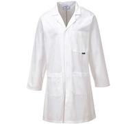 Portwest Standard Cotton Coat, Size: XXL, Colour: White, C851WHRXXL