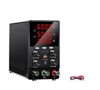 Laboratory DC Power Supply Variable, 30V 10A 60V 5A Adjustable Switching DC Regulated Bench Power Supply For Phone Repair Charge The Battery Charging Precise Display(OCP CVP 60V 5A)