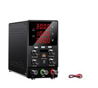 Laboratory DC Power Supply Variable, 30V 10A 60V 5A Adjustable Switching DC Regulated Bench Power Supply For Phone Repair Charge The Battery Charging Precise Display(OCP CVP 30V 10A)