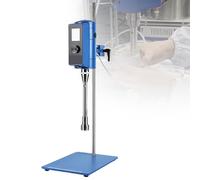 Laboratory Dispersing Machine, High Shear Homogenizing Tool with Digital Display, Stainless Steel Work Head for Large Batch Sample Mixing