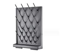 Laboratory Drying Rack Detachable PP Glassware Bottle Draining Rack with 27 Pegs Lab Supply Cleaning Equipment for School Laboratory Utensils