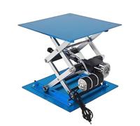 Laboratory Electric Lifter Platform, 250x250MM Aluminum Jack with Controller, Height Adjustable 90-365MM for School Labs, Industrial Use