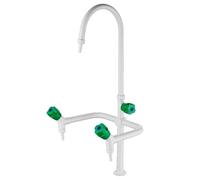 Laboratory Faucet, Pure Copper Three-in-One Three-Port Valve Core, Powder-Coated Design for Durable Use in Labs and Workspaces