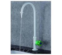 Laboratory Faucet with 360-Degree Swivel Pre-Rinse Shower, Resin-Coated All-Copper Core, Suitable for Laboratories, Schools and Hospitals(Color3)