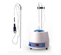 Laboratory Heating Mantle with Magnetic Stirrer, 2000ml Capacity, Thermostatic Control for Round Bottom Flasks, 0-1400rpm Stirring, Includes Temperature Probe