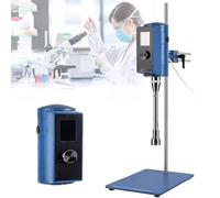 Laboratory High Speed Dispersing Homogenizer, 500W Power High Shear Homogenizer 2000-28000rpm Digital High Shear Mixer Emulsification Machine Emulsion Homogenize Dispersion Machine 36F