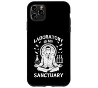 Laboratory is My Sanctuary Funny Meditation Lab Techs Case for iPhone 11 Pro Max