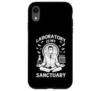 Laboratory is My Sanctuary Funny Meditation Lab Techs Case for iPhone XR