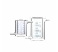 Laboratory Jacketed Beaker Double Borosilicate Glass Beaker 50 100 150 250 300 400 500 1000ml Chemistry Lab Glassware(50 ml)