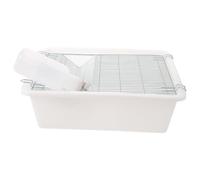 Laboratory Mouse Breeding Cage White Pp Stainless Steel Rectangular