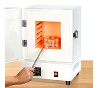 Laboratory Muffle Furnace 2000W, 1150℃ Max Temperature, Electric Kiln with Four-Sided Surround Heating for Heat Treatment and Burnout Processes