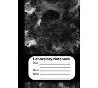 Laboratory Notebook Dark Black: Lab Journal with Grid Quad Ruled Graph Paper Book and Recording Pages for Experiment and Project