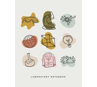 Laboratory Notebook for Science Student Researcher, 120 pages | Quad Ruled for Chemistry and Biology Lab Class | Scientific Lab Notebook with Graph ... inches | Science Themed School Supplies