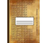 Laboratory Notebook: Lined Composition Notebook For Science Students For Lab and Lecture Notes, Calculations And Recording Measurements: Periodic Table Design for Chemistry Students