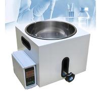 Laboratory Oil Water Bath, Lift Type Digital Heating Device with Stainless Steel Liner, PID Intelligent Control to 250°C, for Chemistry Engineering 5L