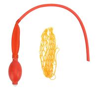 Laboratory Rubber Squeeze Bulb 25.6inch with Safety Net, Manual Pressure Ball for Gas Sampling and Instrument Pressurization