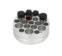 Laboratory Sample Bottle Heating Module - Aluminum Alloy Dry Bath Heating Block for Magnetic Stirrers(8/10/15/20/30/40/mL)