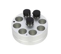 Laboratory Sample Bottle Heating Module - Aluminum Alloy Dry Bath Heating Block for Magnetic Stirrers(20/30/40mL Module)