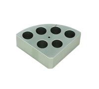 Laboratory Sample Bottle Heating Module - Aluminum Alloy Dry Bath Heating Block for Magnetic Stirrers(8mL)