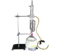 Laboratory Science Experiment Equipment Toolbox, Industrial Chemistry 250ML Flask Heating Device Borosilicate Glass Kit Family College Teaching Supplies