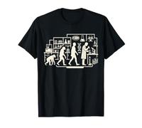 Laboratory Scientist Evolution Research Science Graphic Work T-Shirt