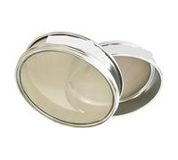 Laboratory Sieve, Economy Test Sieve 60 Mesh 0.25mm 304SS Wire Cloth Chroming Frame Multiple Sizes 1pcs(20cm)