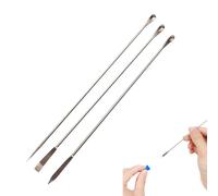 Laboratory Spatula, Stainless Steel Spatula, 3 Pieces Micro Spoon Spatula, Stainless Steel Medicine Spoon, Micro Sample Spoon, Double Head Spoon Spatula, Laboratory Stainless Steel, Shovel Sample