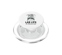 Laboratory Tech I Didnt Choose Lab Life It Chose Me Lab Tech PopSockets PopGrip for MagSafe