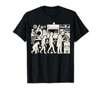 Laboratory Technician Evolution Funny Science Research Job T-Shirt