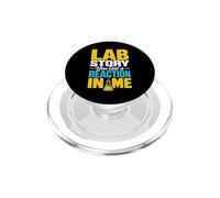 Laboratory Technician Reaction Pun Science Lab Tech PopSockets PopGrip for MagSafe