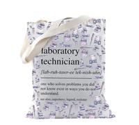 Laboratory Technician Tote Bag Lab Life Gift Medical Technologist Lab Tech Laboratory Science Gift for Scientist (Laboratory Tech)