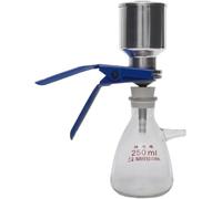 Laboratory Vacuum Filtration Apparatus, Vacuum Filtration Assembly Kit | Stainless Steel Filter Cup, with 250ml/500ml/1000ml Filtering Flask, Filter Membrane Diameter 50mm(250ml)